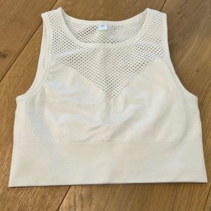 White Sports bra - XS